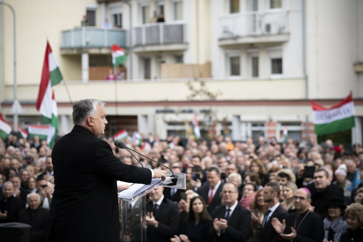 Orbán Viktor Veszprémben mond beszédet október 23-án