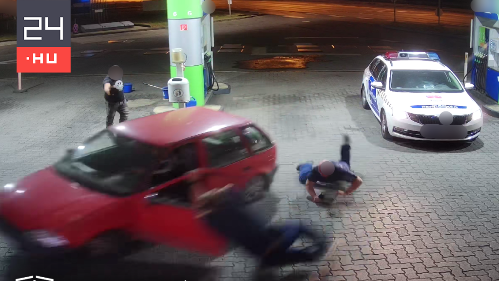 Autójával elsodorta a rendőrt és polgárőrt – videón mutatjuk